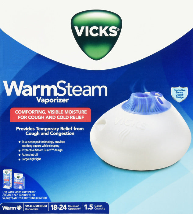 Vicks Warm Steam Vaporizer for Cold and Flu Relief 1.5 Gallon