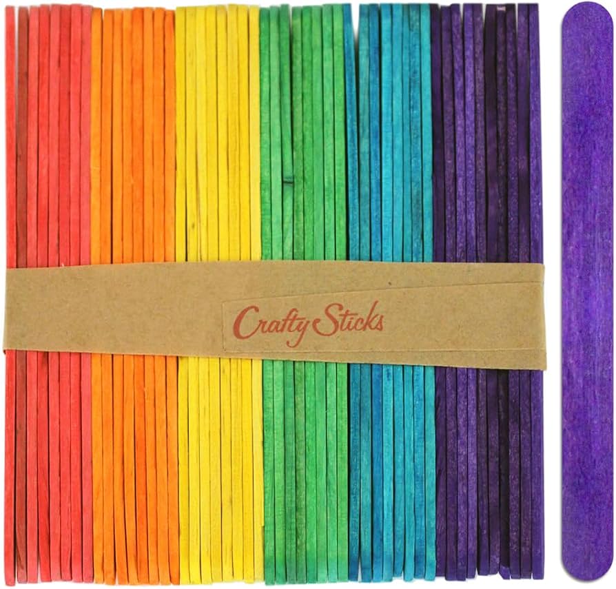 Small Color Stick Quick Craft Sticks 50 Sticks Assorted Colors – Farmacia Jireh Aguadilla