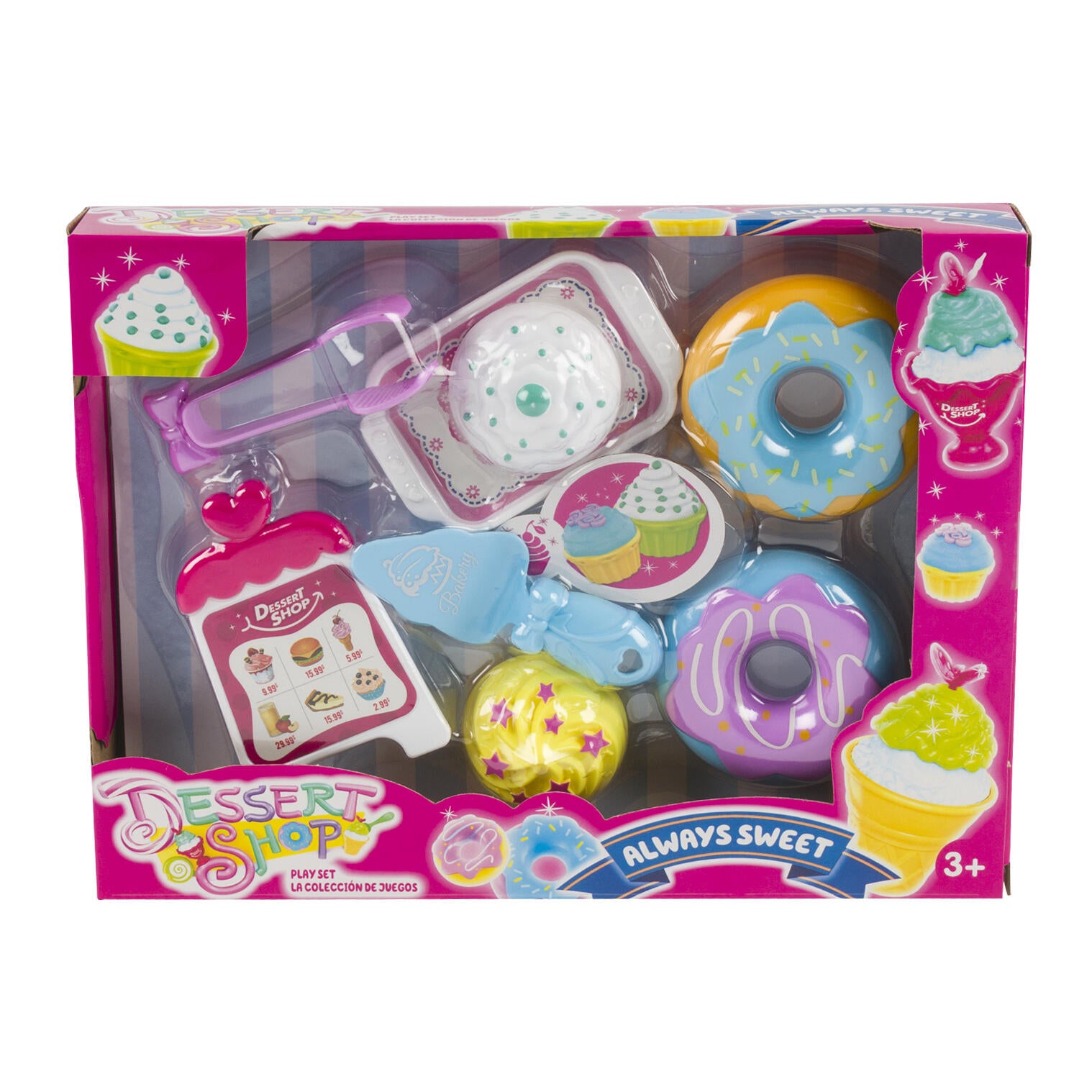8pc Dessert Shop Playset